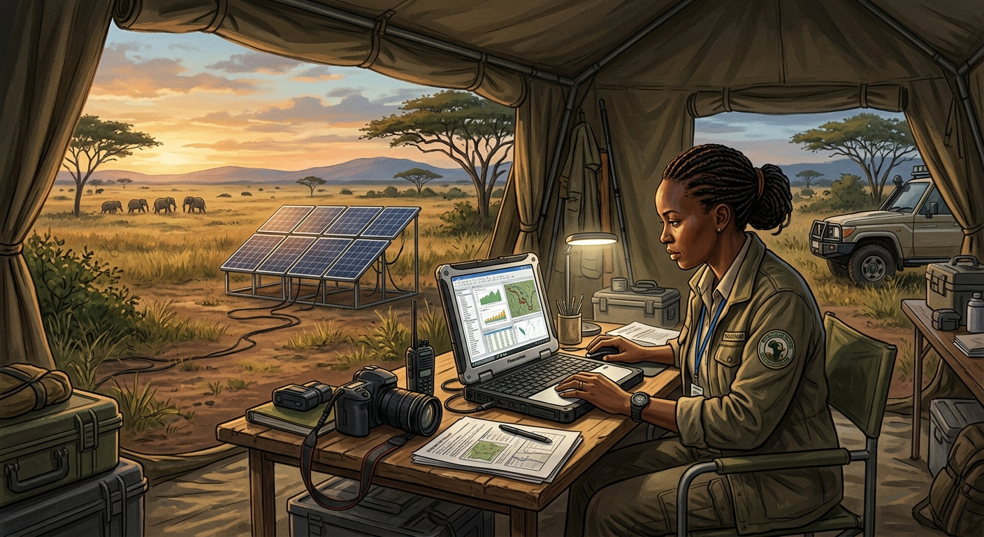 Model działa offline – idealnie dla terenów bez infrastruktury cyfrowej