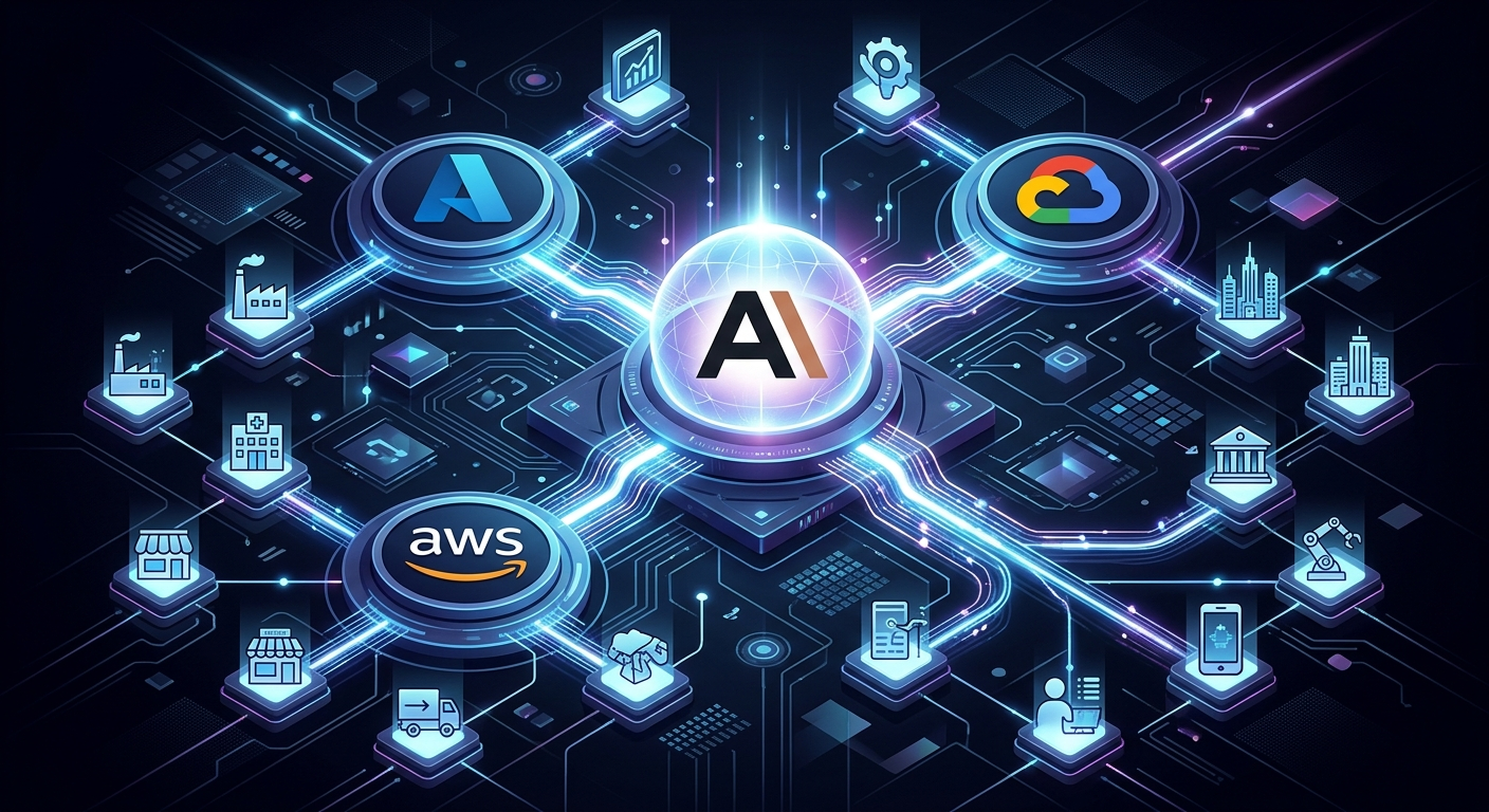 Łańcuch dostaw w AI: model od Anthropic trafia do klientów przez platformy chmurowe