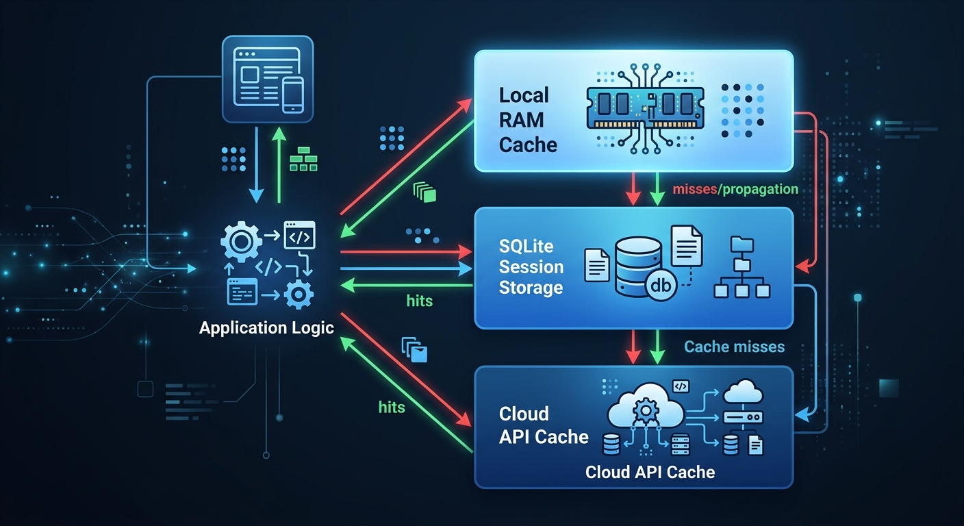 Trójpoziomowy system cache'owania w Claude Code — od RAM do chmury