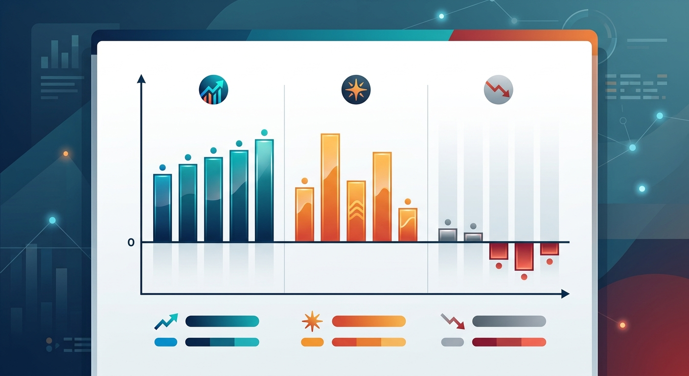 Średnie roczne poprawy zwrotu: Claude dominuje, GPT-5 w miejscu