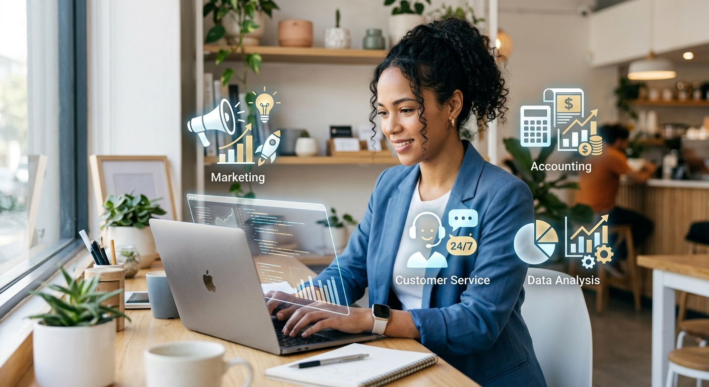 AI w małej firmie to nie science fiction — to konkretne narzędzia do codziennych zadań