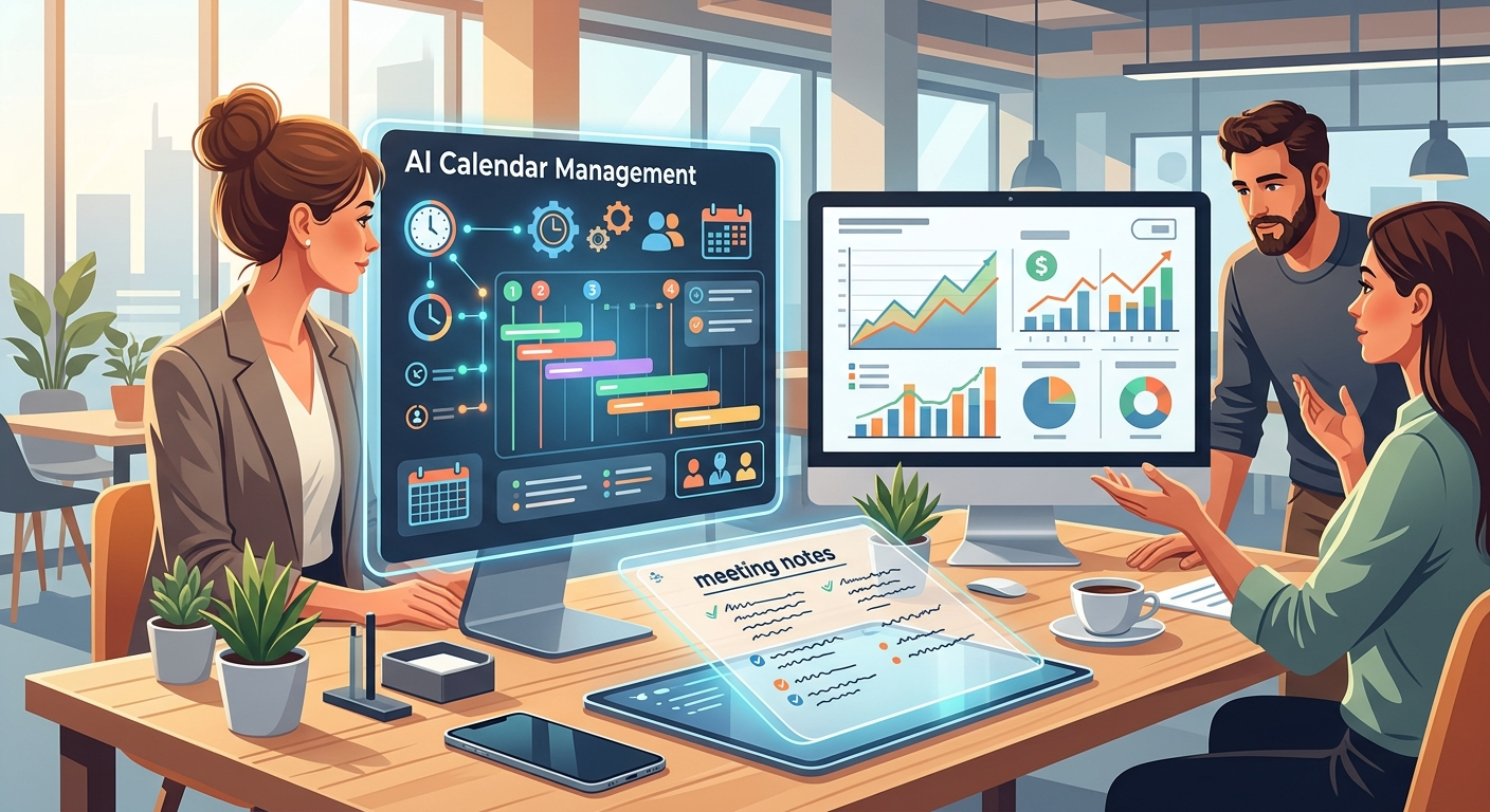 AI jako asystent planowania — od kalendarza po notatki ze spotkań