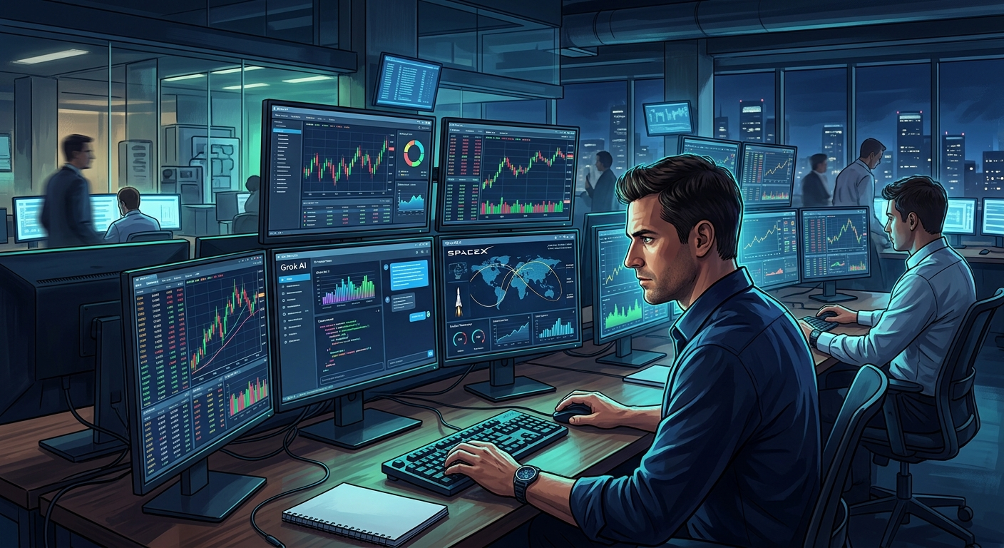 Banki inwestycyjne mogą faktycznie wykorzystać Groka do analiz rynkowych