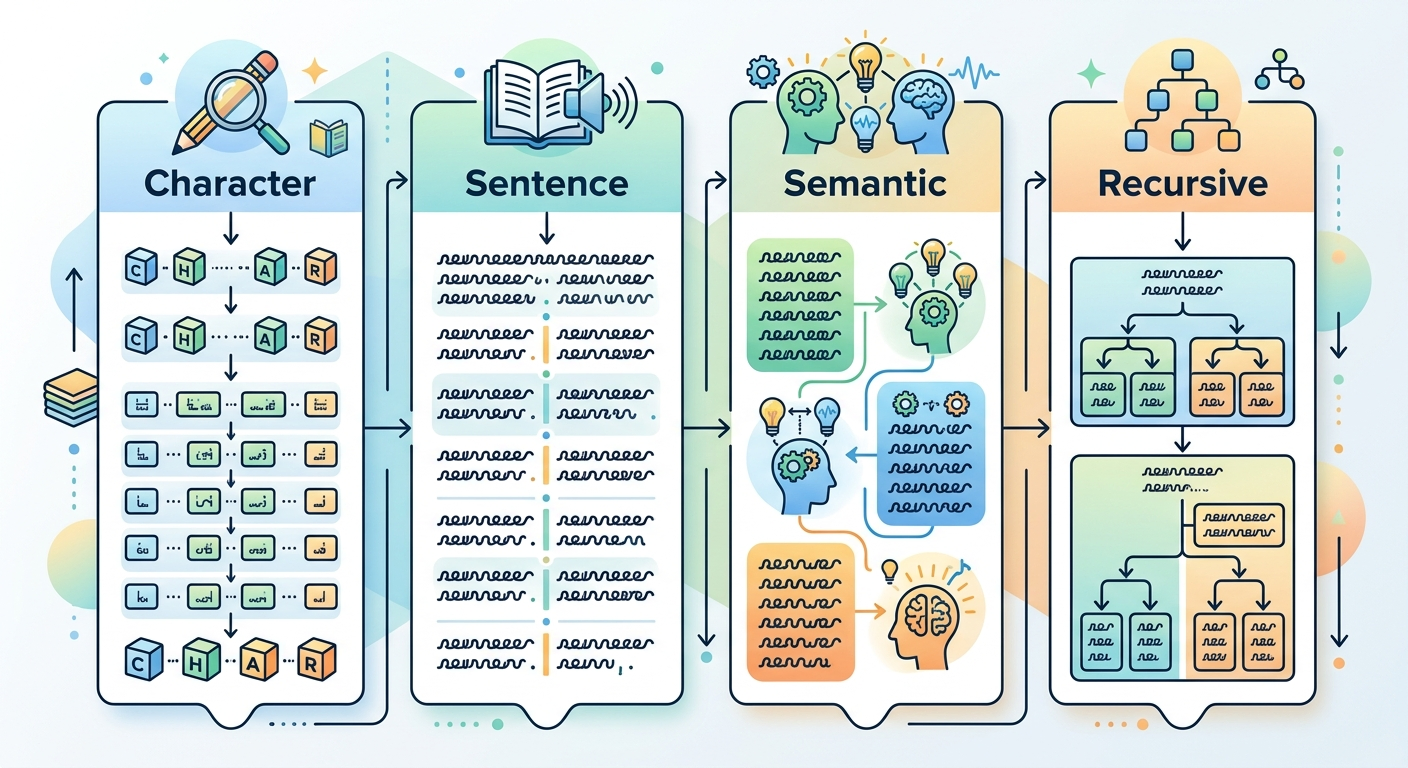 Porównanie czterech strategii podziału dokumentów
