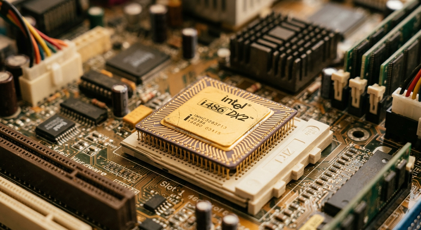Intel 486 - procesor, który przez dekady ciągnął Linuksa