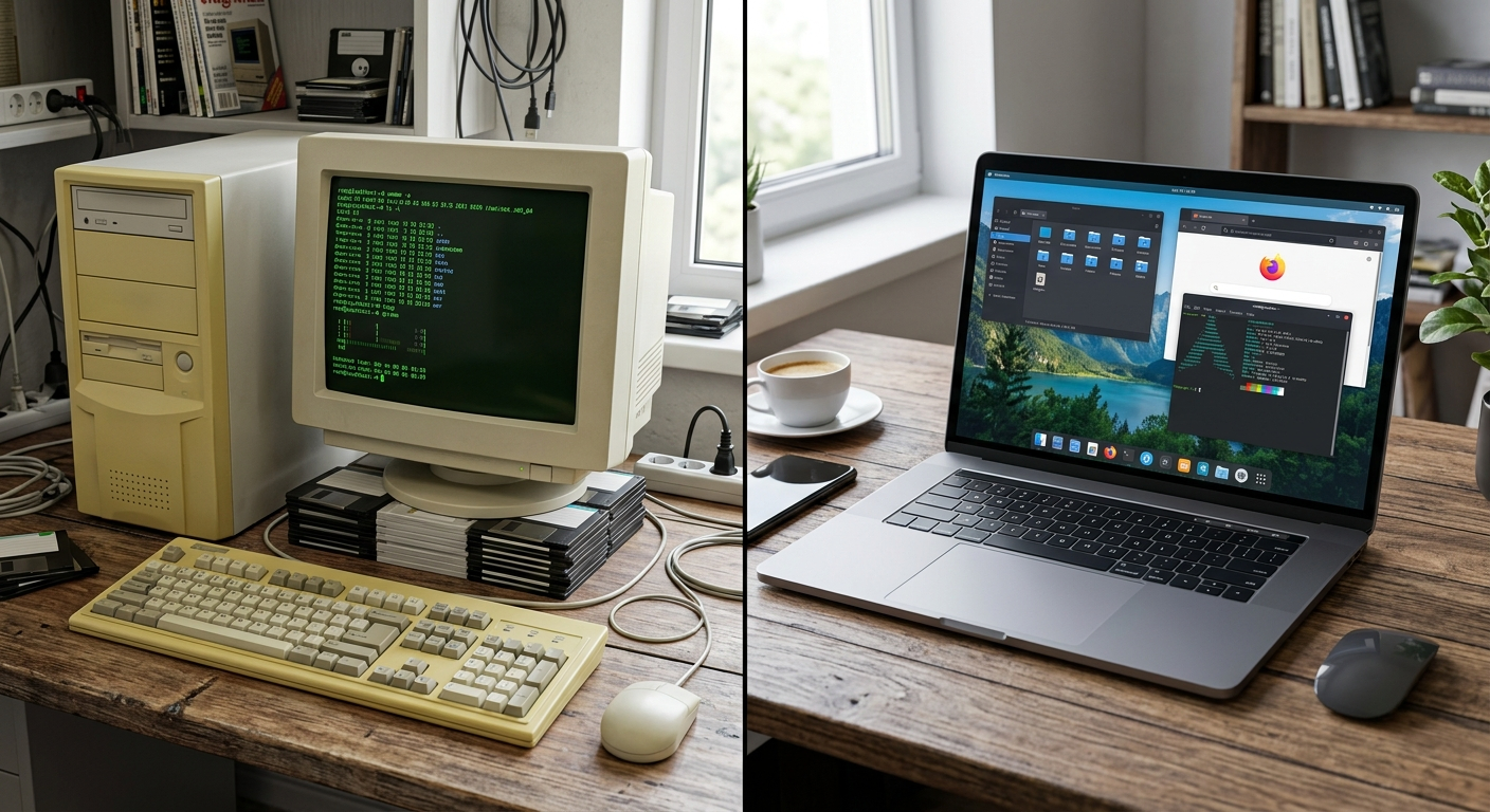 Przepaść technologiczna: 486 kontra współczesny sprzęt