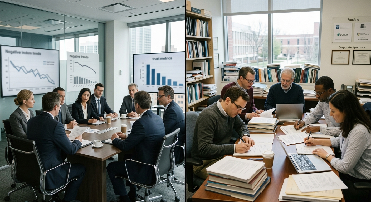 Granica między niezależną analizą a sponsorowaną narracją rozmywa się, gdy giganci AI finansują think tanki