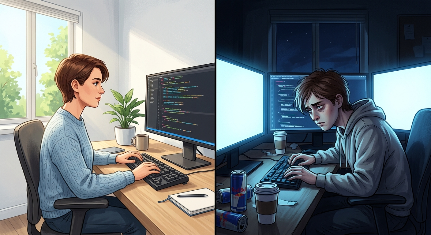 Granica między produktywnością a obsesją bywa cienka