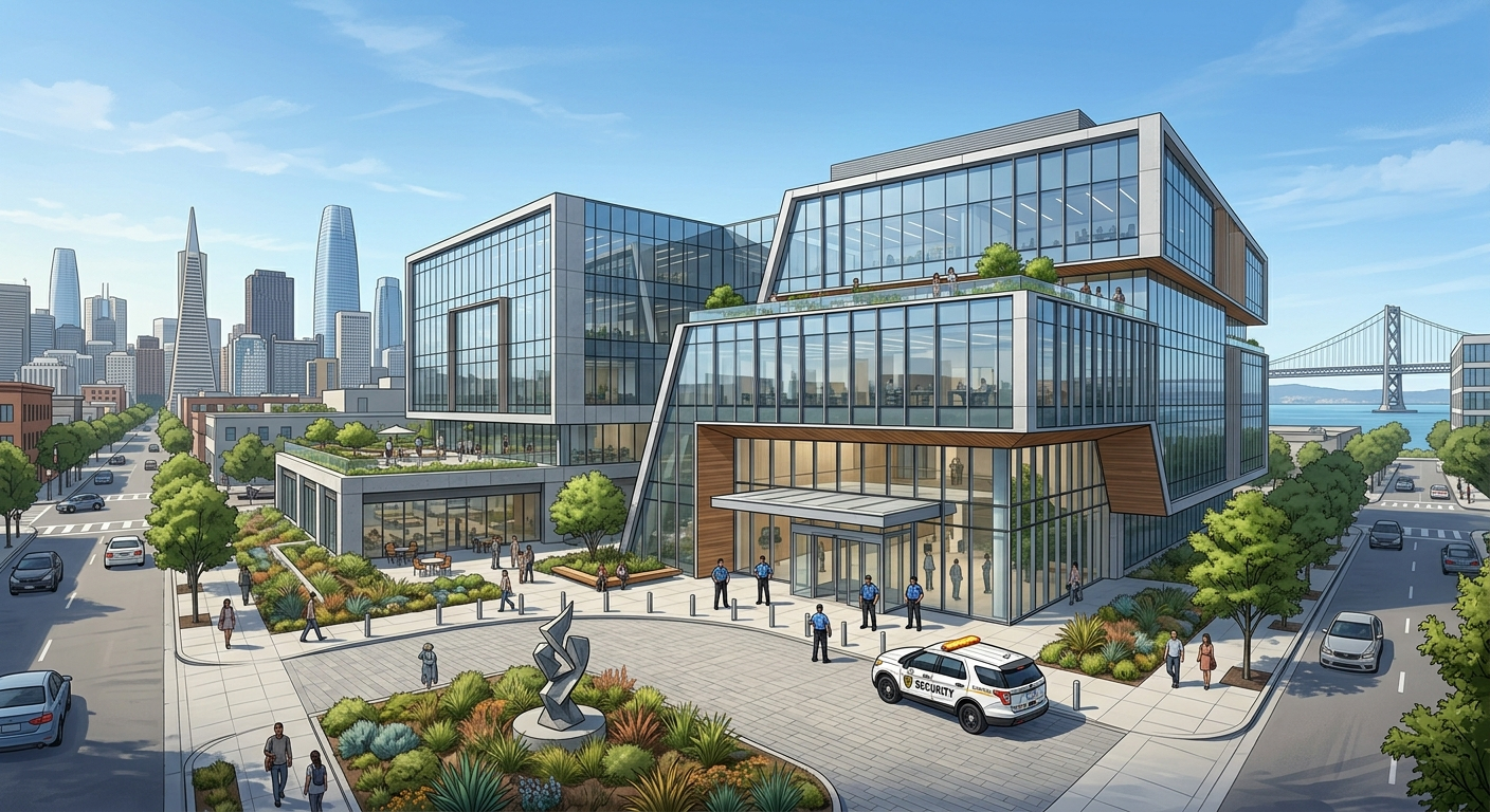 Siedziba OpenAI w San Francisco — miejsce drugiego ataku Moreno-Gamy