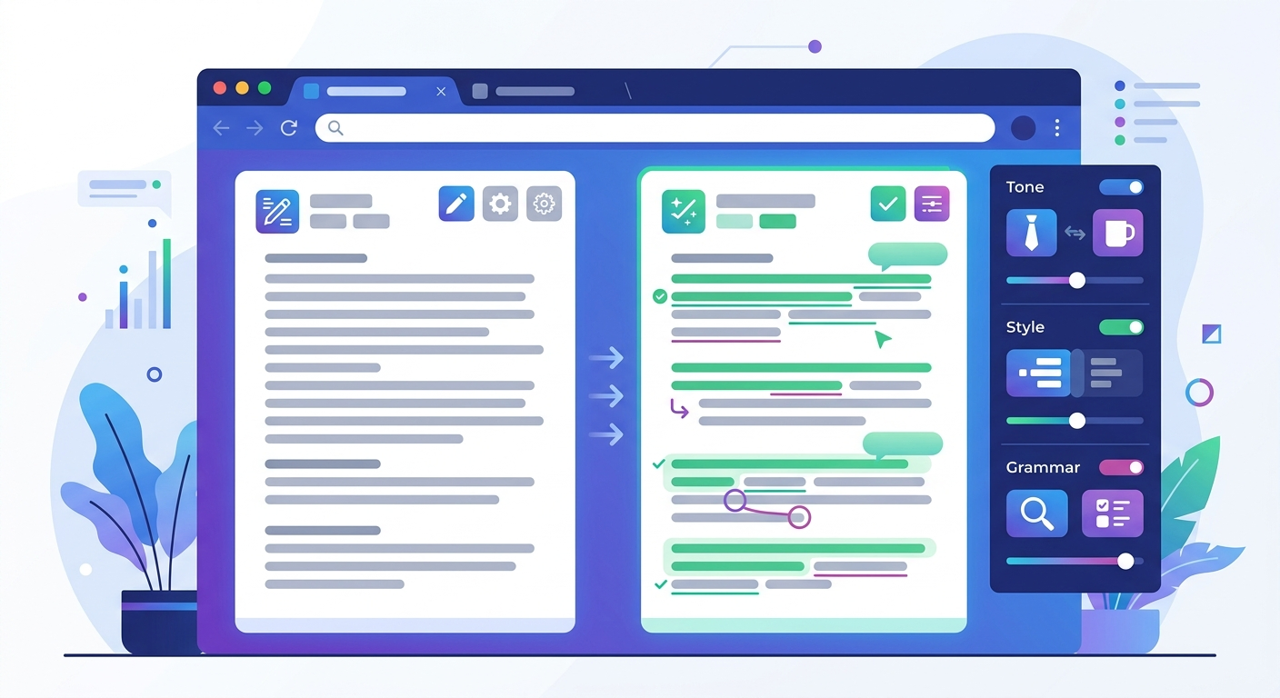 Asystenci pisania AI analizują ton i sugerują lepsze sformułowania