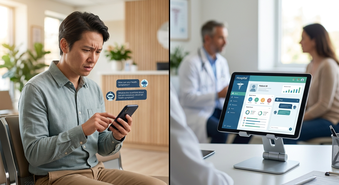 Pacjenci pytają AI o zdrowie – szpitale odpowiadają własnymi chatbotami