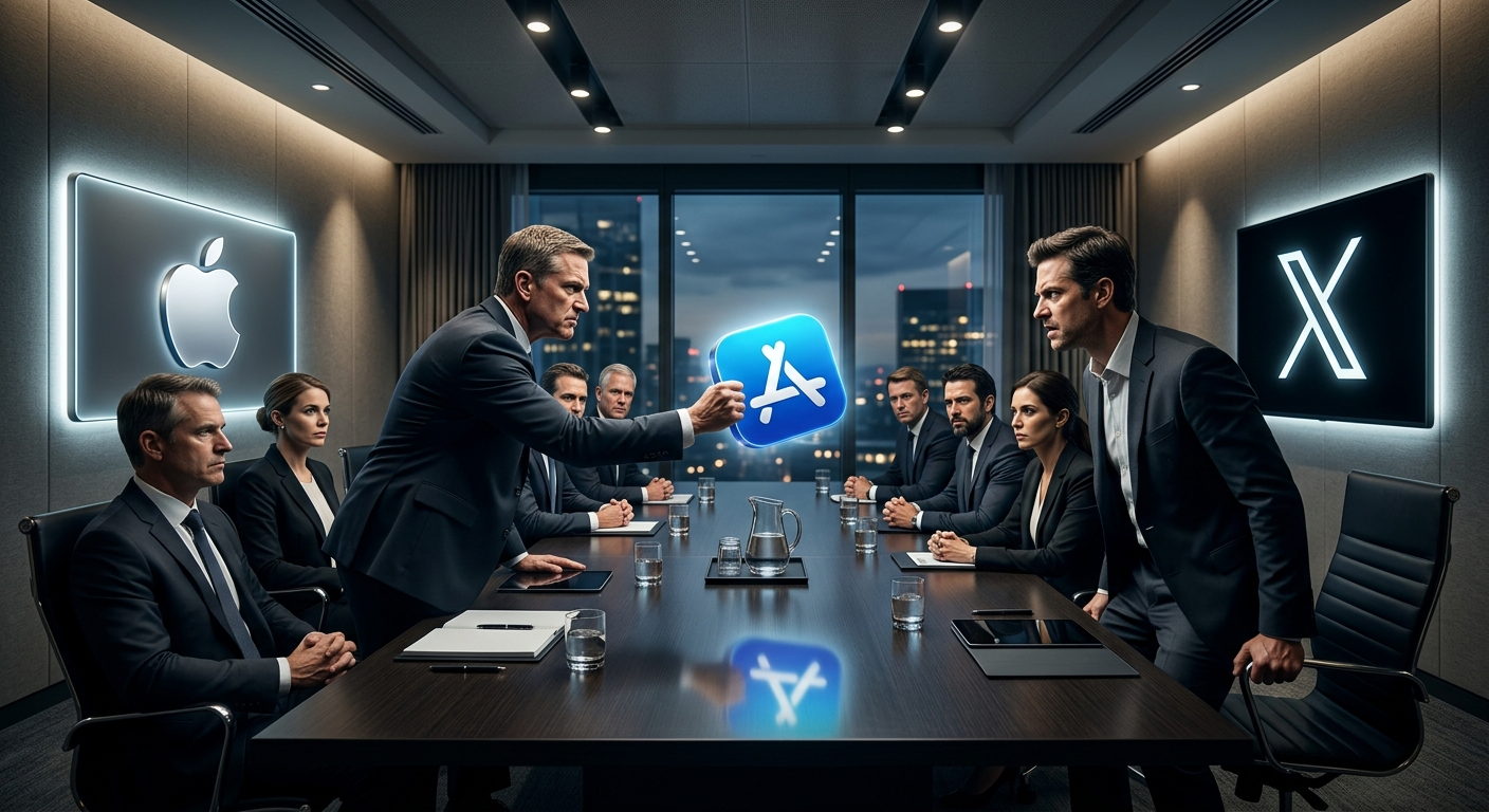 Gdy Apple grozi banem, nawet Musk słucha