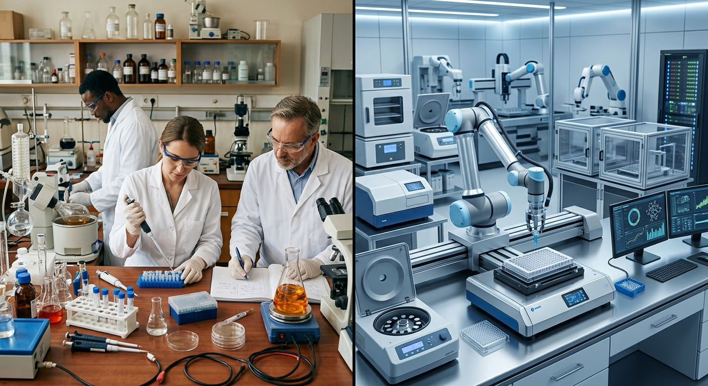 Tradycyjne laboratorium vs. zautomatyzowane biofoundry – różnica w skali i tempie pracy