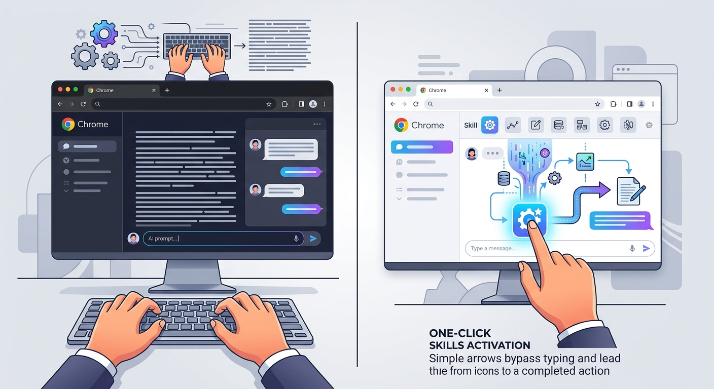 Porównanie tradycyjnego promptowania z użyciem Skills