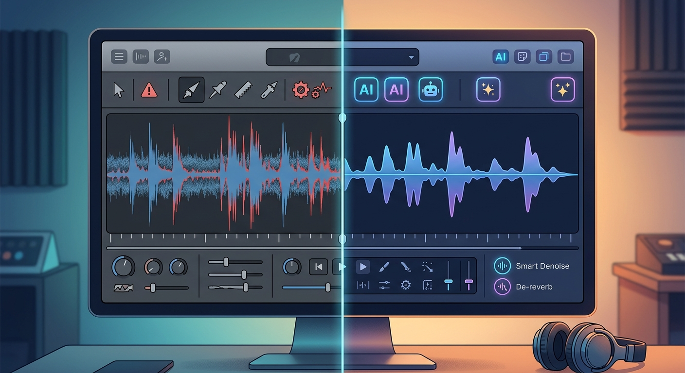 AI usuwa szumy i wyrównuje głośność automatycznie