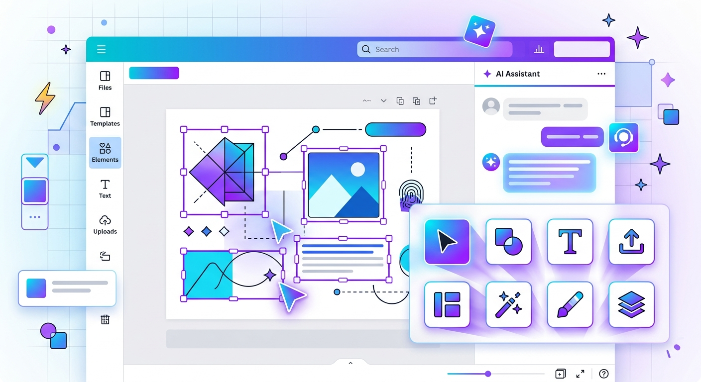 Asystent AI w Canvie sam wybiera narzędzia – Ty podajesz cel, on decyduje o metodzie