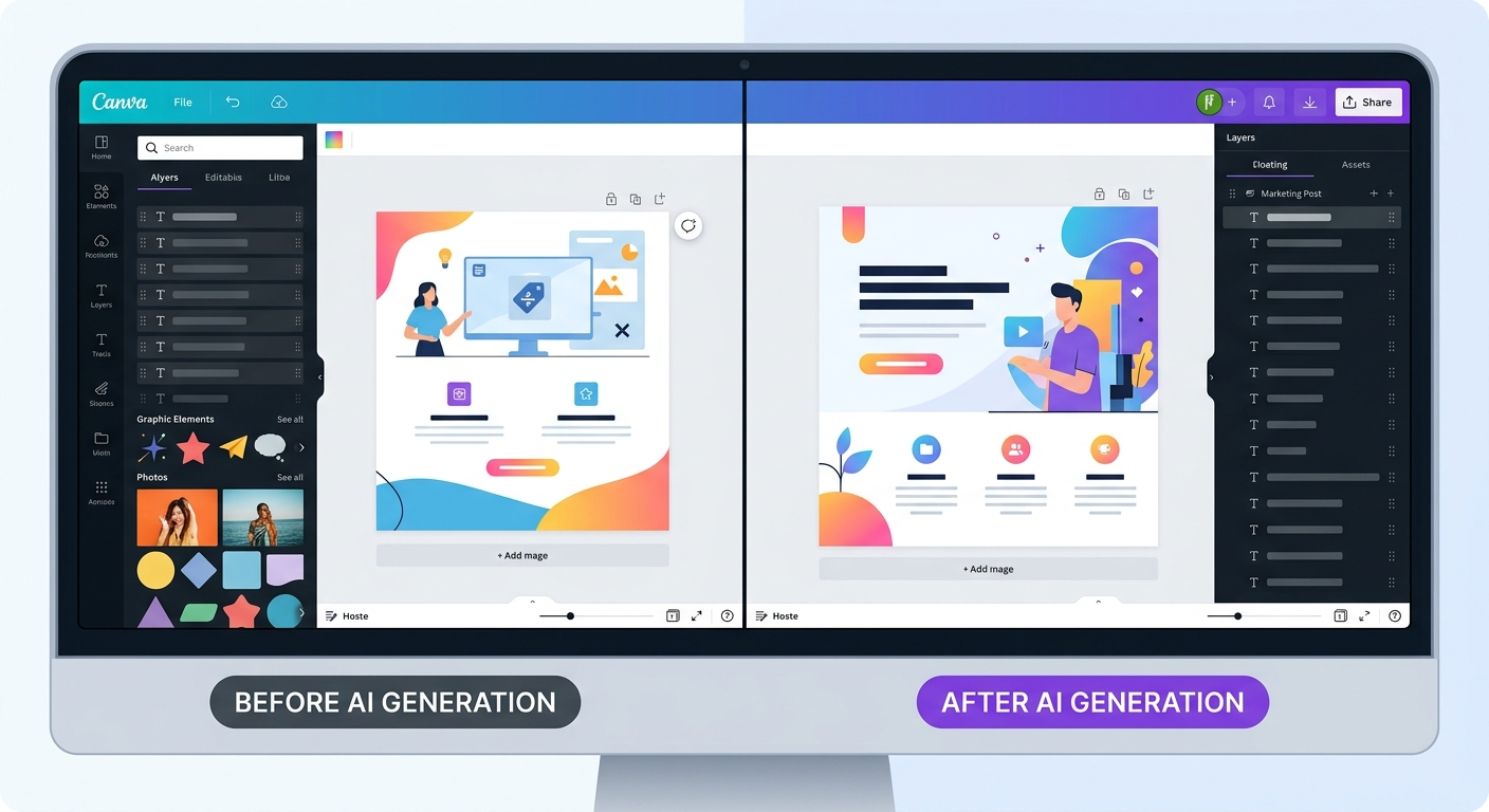 Projekt wygenerowany przez AI to punkt wyjścia – każdy element możesz dostosować