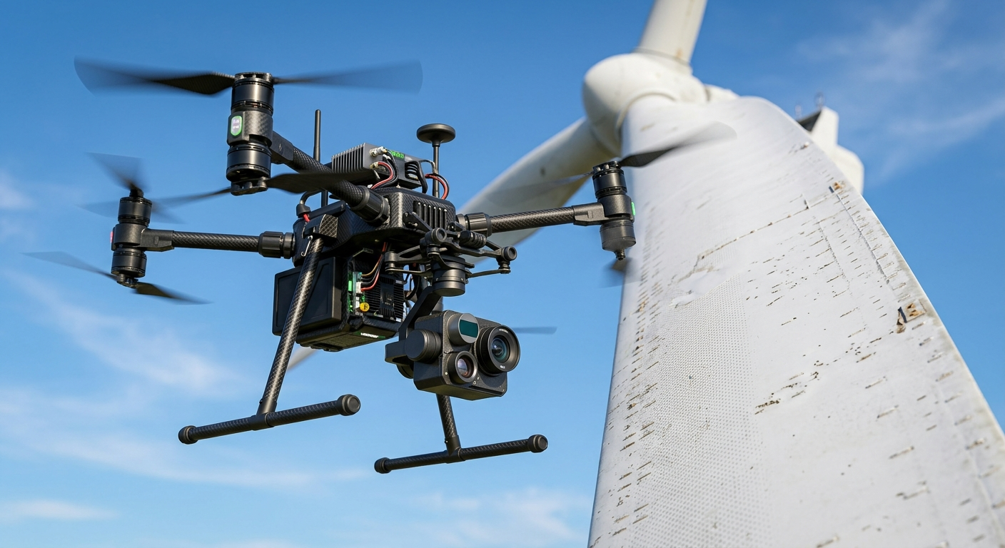 Drony z AI — inspekcje przemysłowe to ich naturalne środowisko