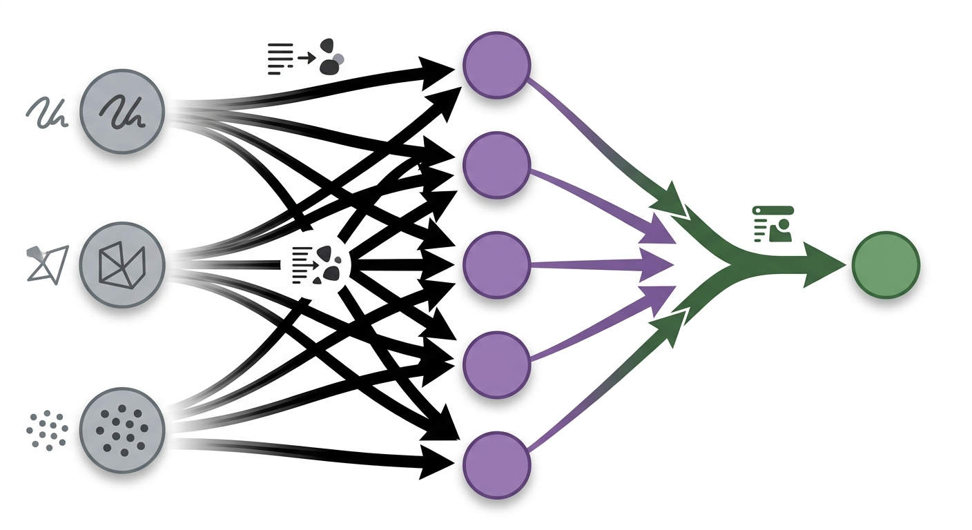 Prosty perceptron traci kontekst, gdy kompresuje dane zbyt szybko