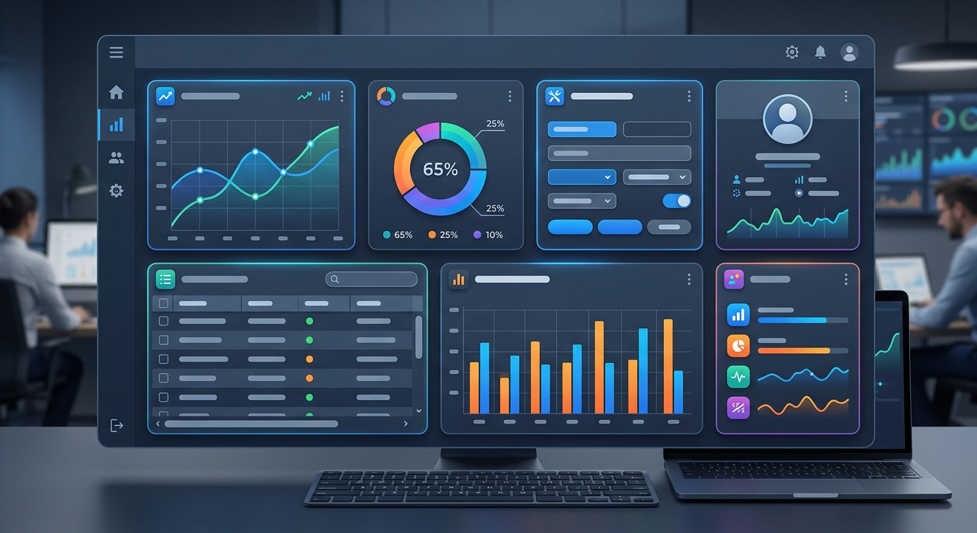 Dashboardy analityczne mogą dynamicznie generować widoki w odpowiedzi na pytania użytkownika
