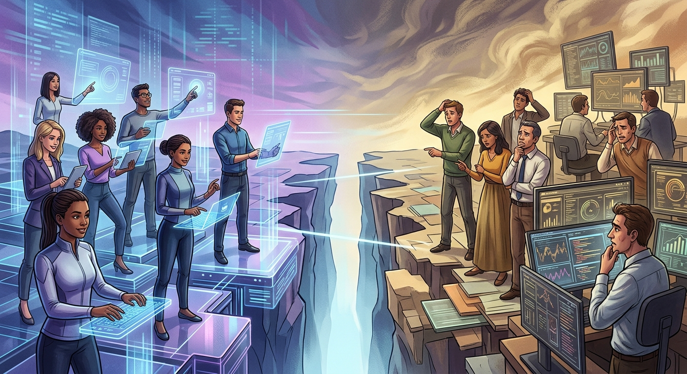 Przepaść AI: język, pieniądze i dostęp dzielą rynek na dwa światy