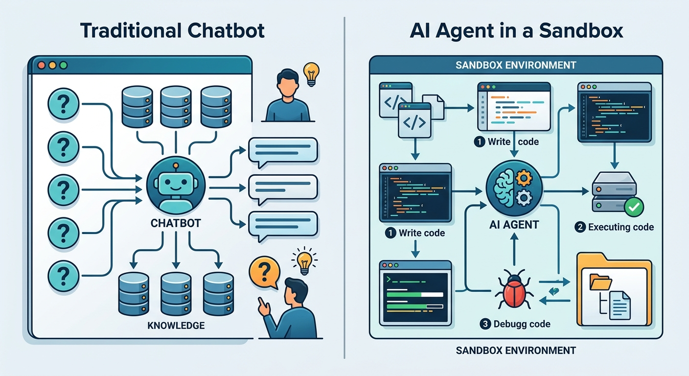 Chatbot vs agent AI: różnica między odpowiadaniem a działaniem