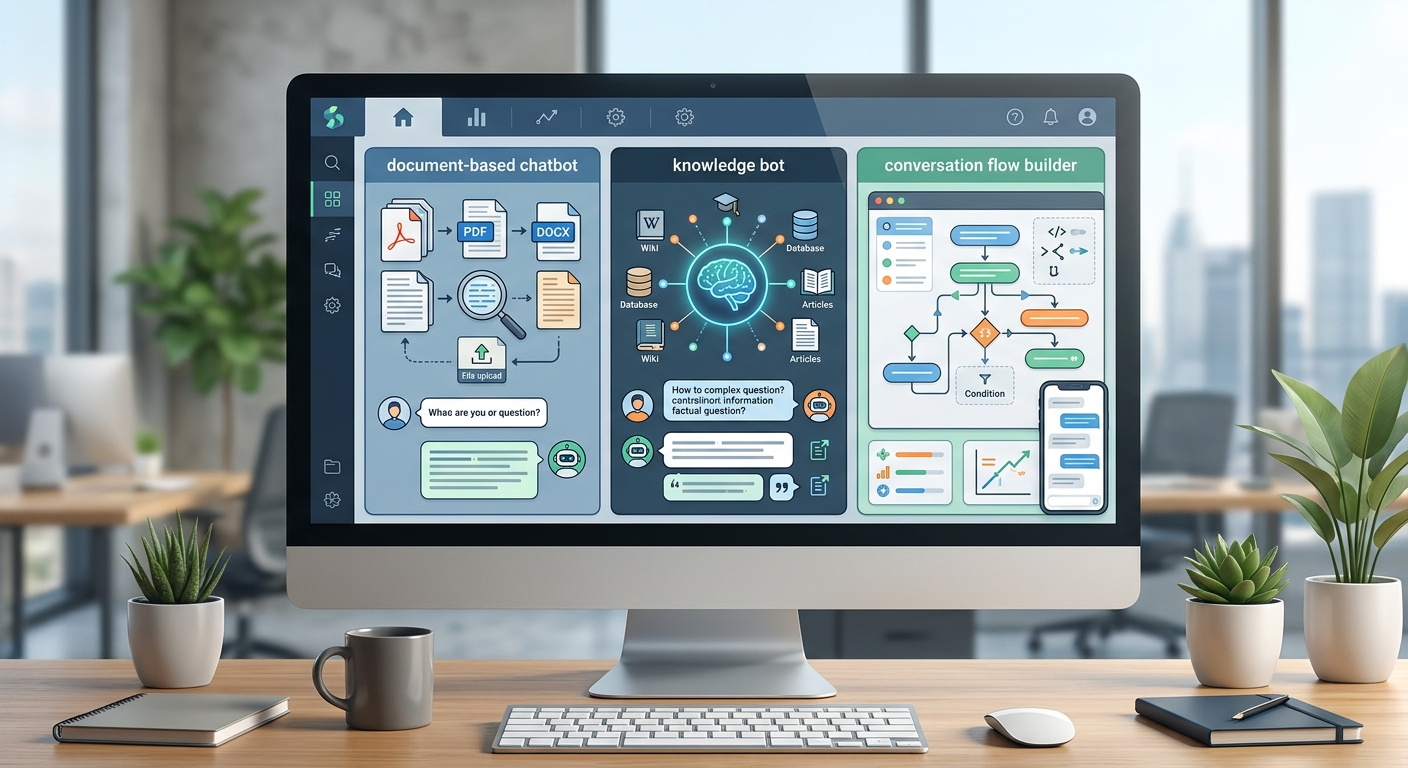 Wybór narzędzia zależy od celu: szybkość, kontrola wiedzy albo rozbudowana logika rozmowy.