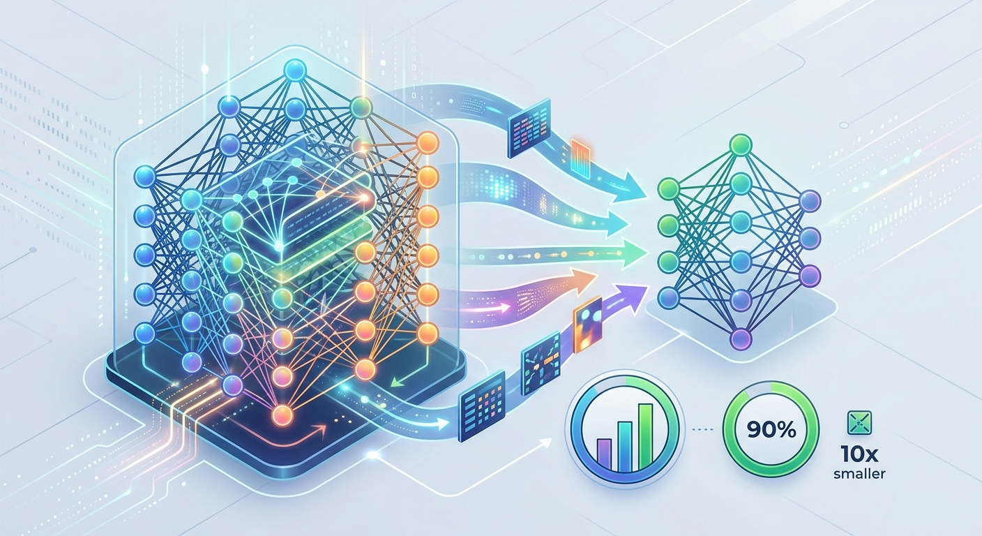 Destylacja – jak mały model uczy się od dużego bez utraty większości umiejętności
