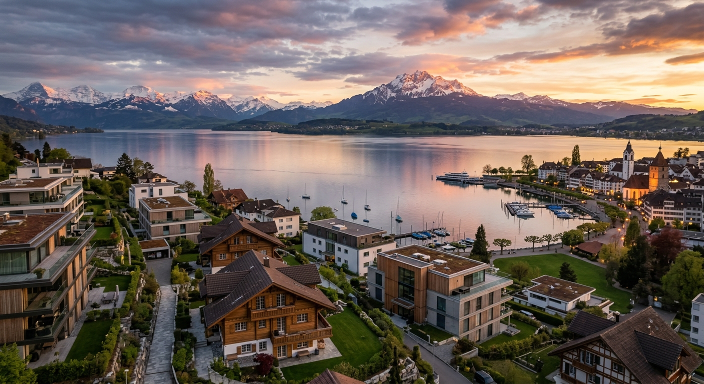 Ceny nieruchomości w Zug biją rekordy – efekt napływu kapitału