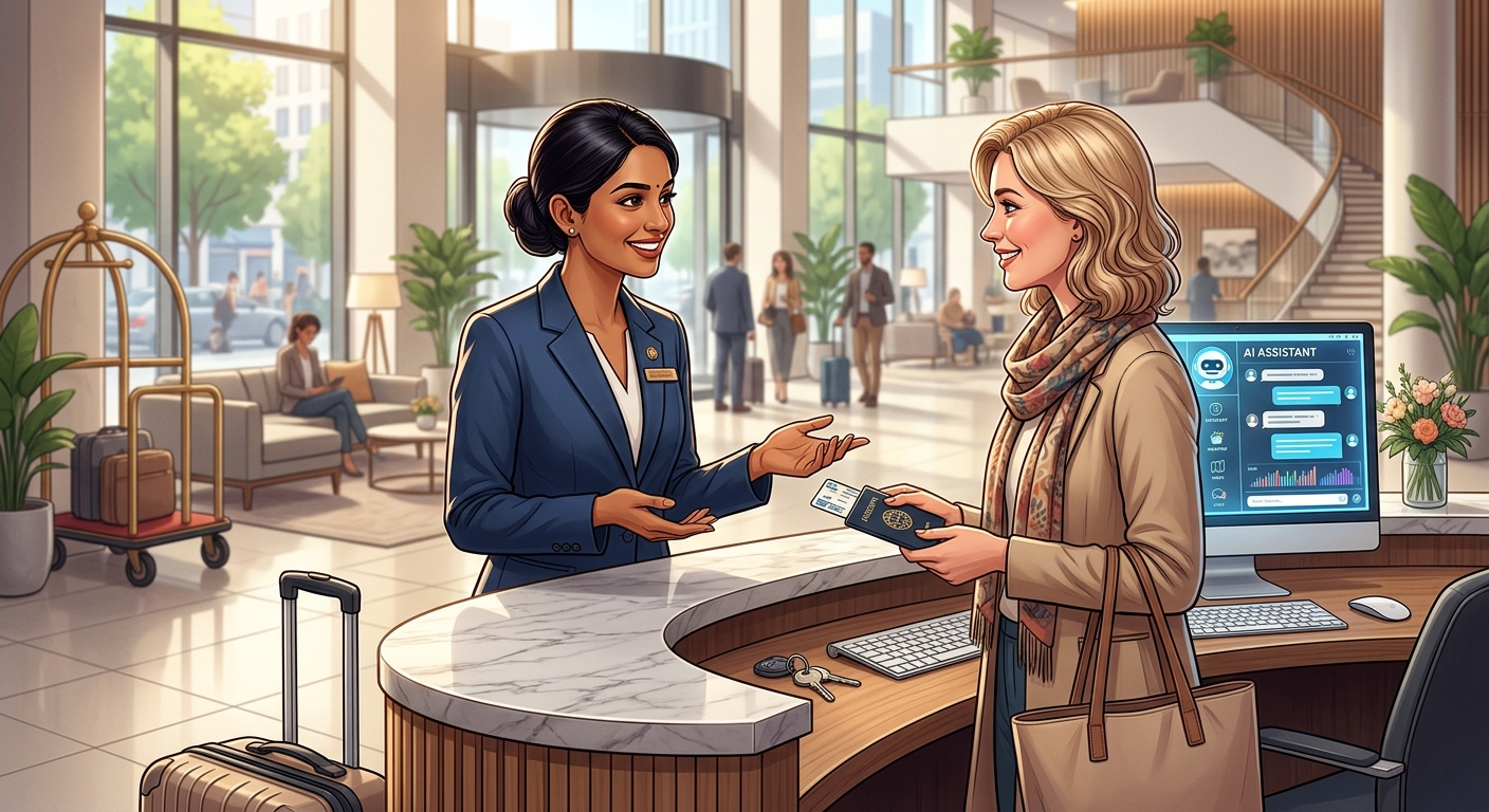 AI nie zastępuje pracowników – daje im narzędzie do lepszej obsługi gości