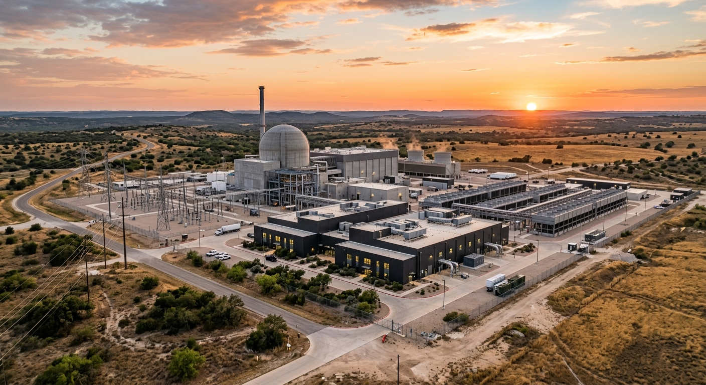 Wizja połączenia energii nuklearnej z centrami AI — w teorii brzmi świetnie