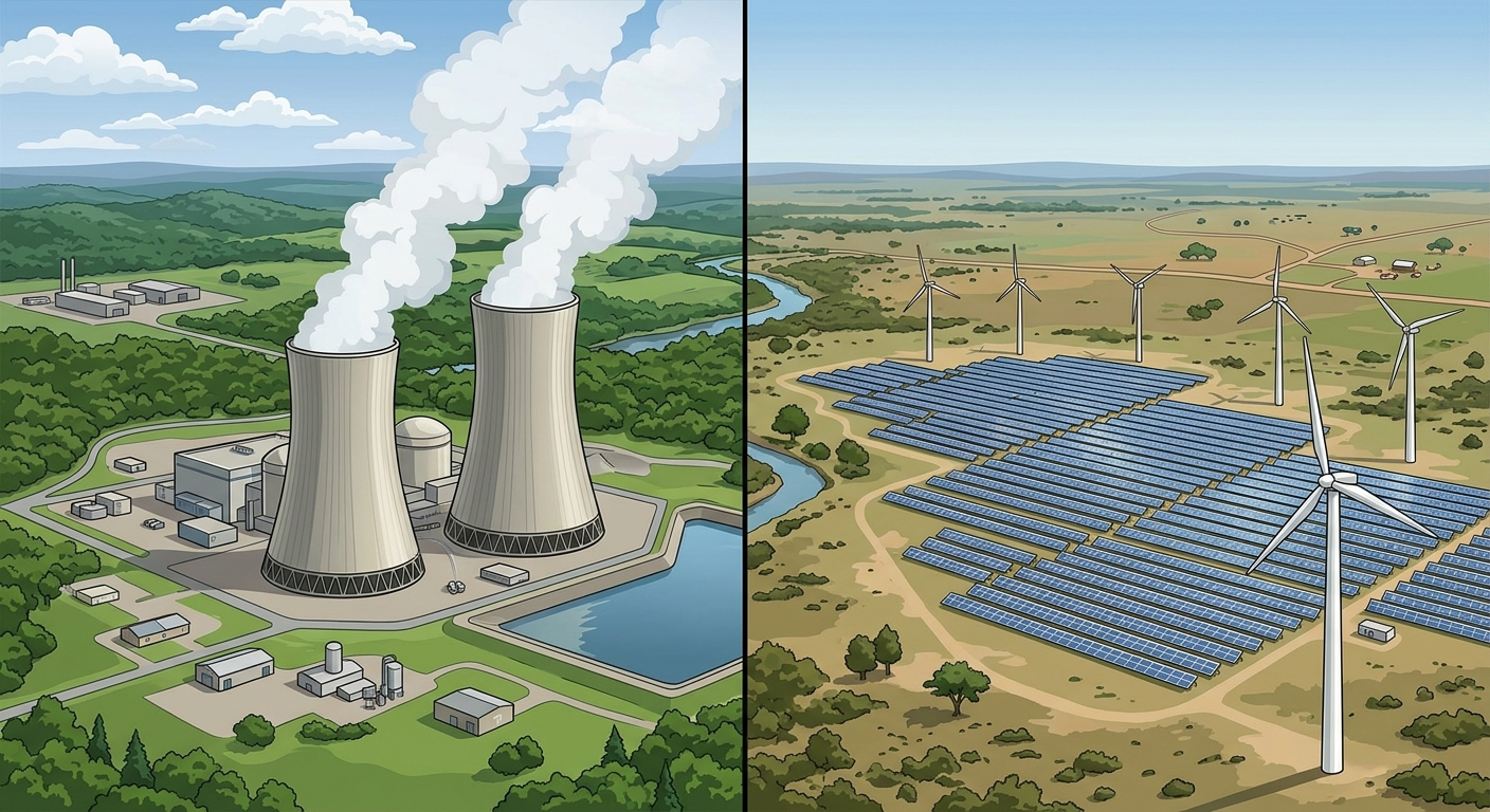 Energia nuklearna vs odnawialna — różne ścieżki do tego samego celu