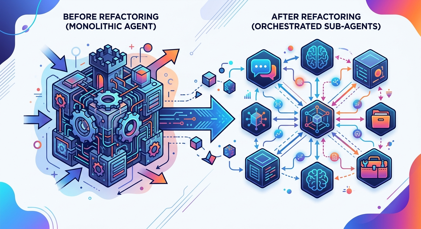 Orkiestracja sub-agentów eliminuje pojedynczy punkt awarii