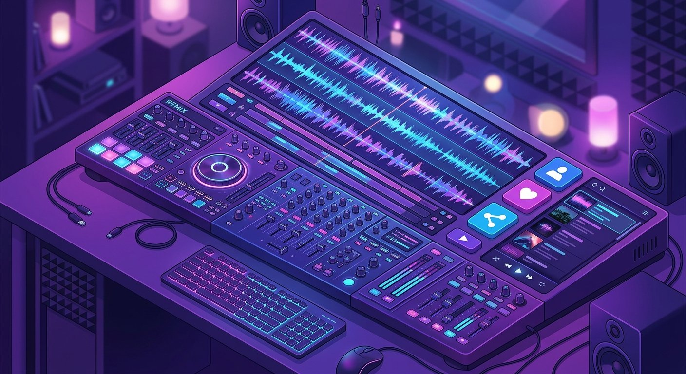 Interfejs GRAI stawia na prostotę i społecznościowy wymiar remiksu