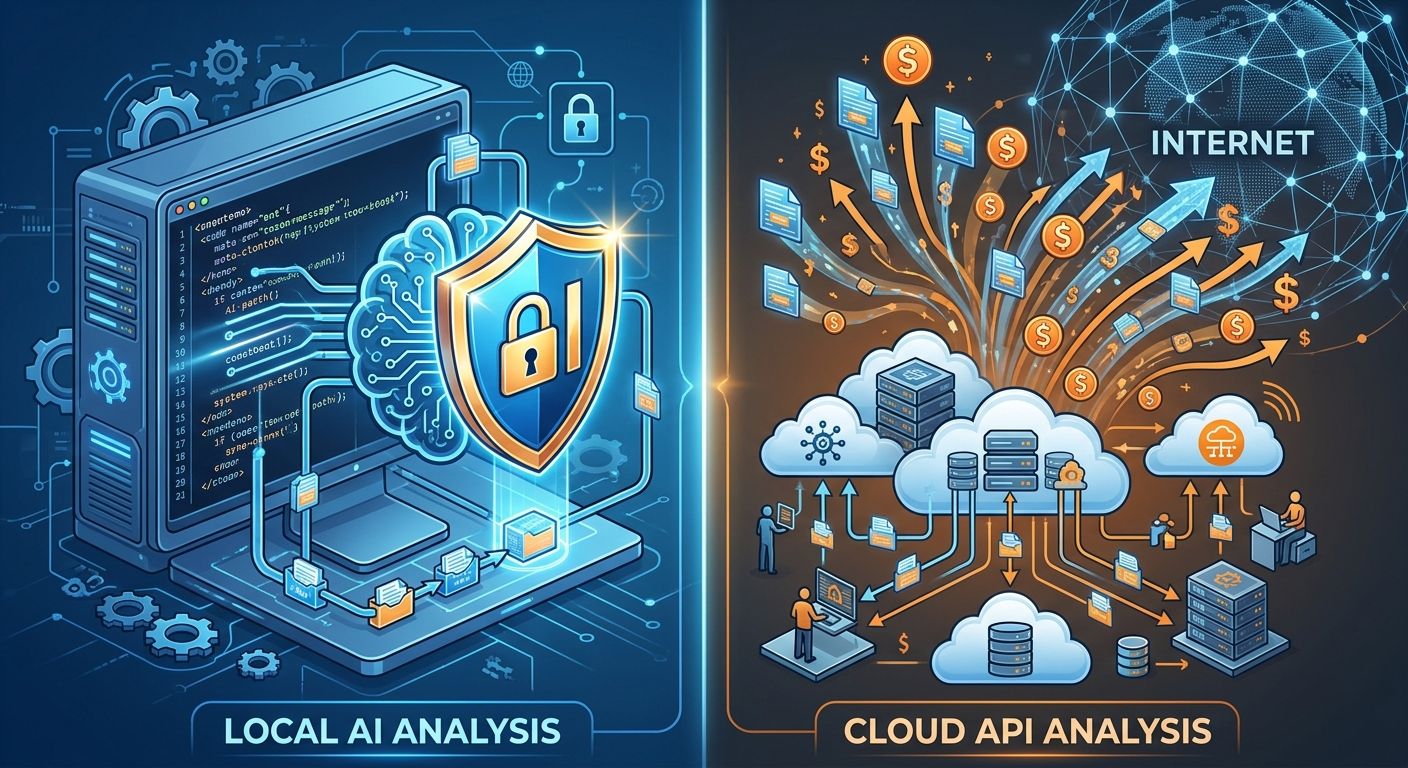 Lokalny model vs. API w chmurze — różnica w prywatności i kosztach