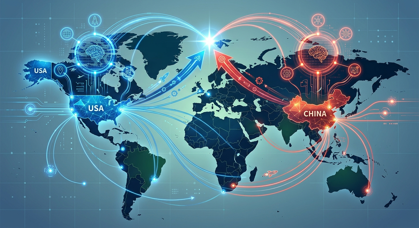 Wyścig AI między USA a Chinami przyspiesza