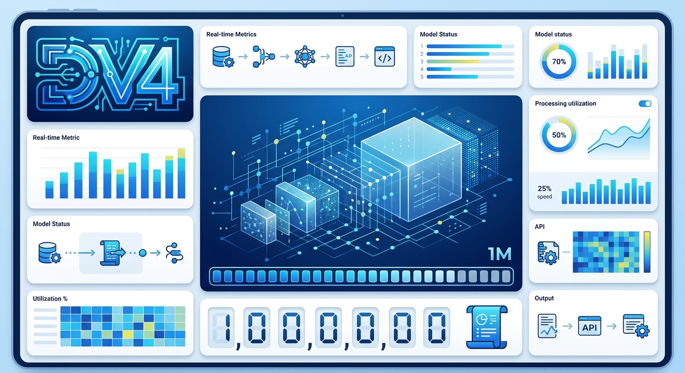 DeepSeek V4 API — milion tokenów kontekstu w jednym zapytaniu