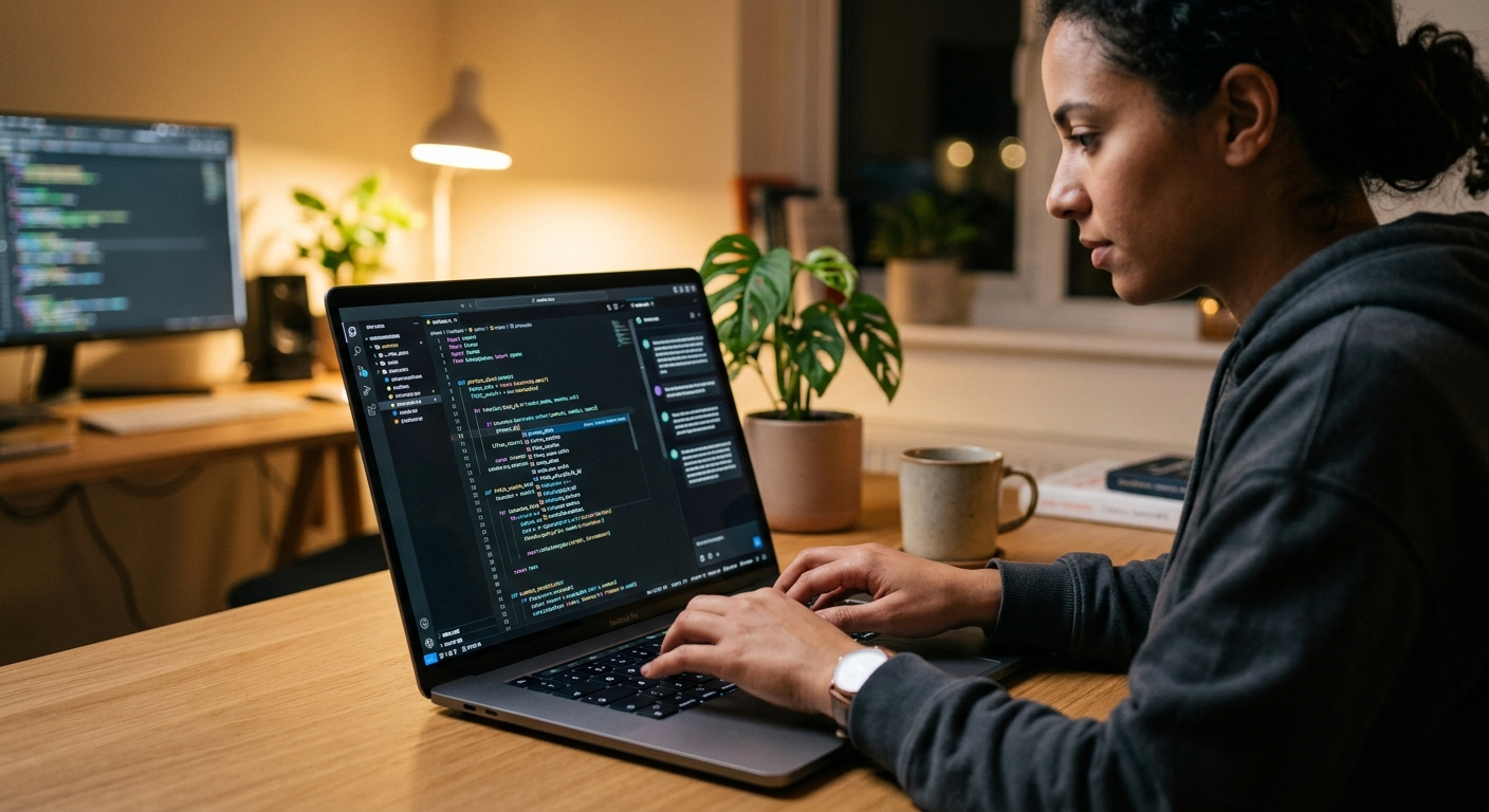 Asystenci AI nie piszą kodu za Ciebie — przyspieszają to, co i tak byś napisał