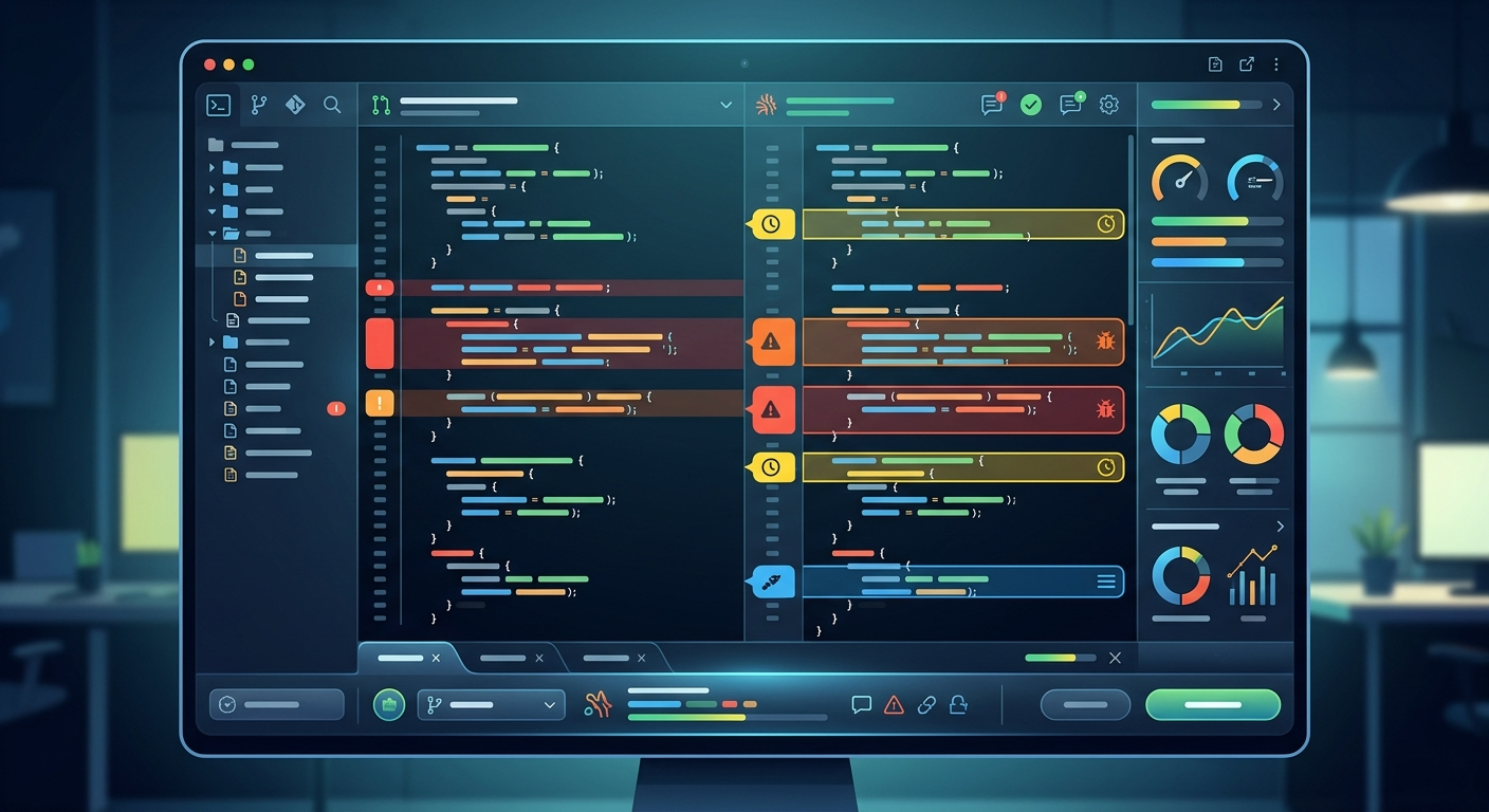 Claude Code w trybie code review — wyłapuje bugi i sugeruje optymalizacje przed commitem