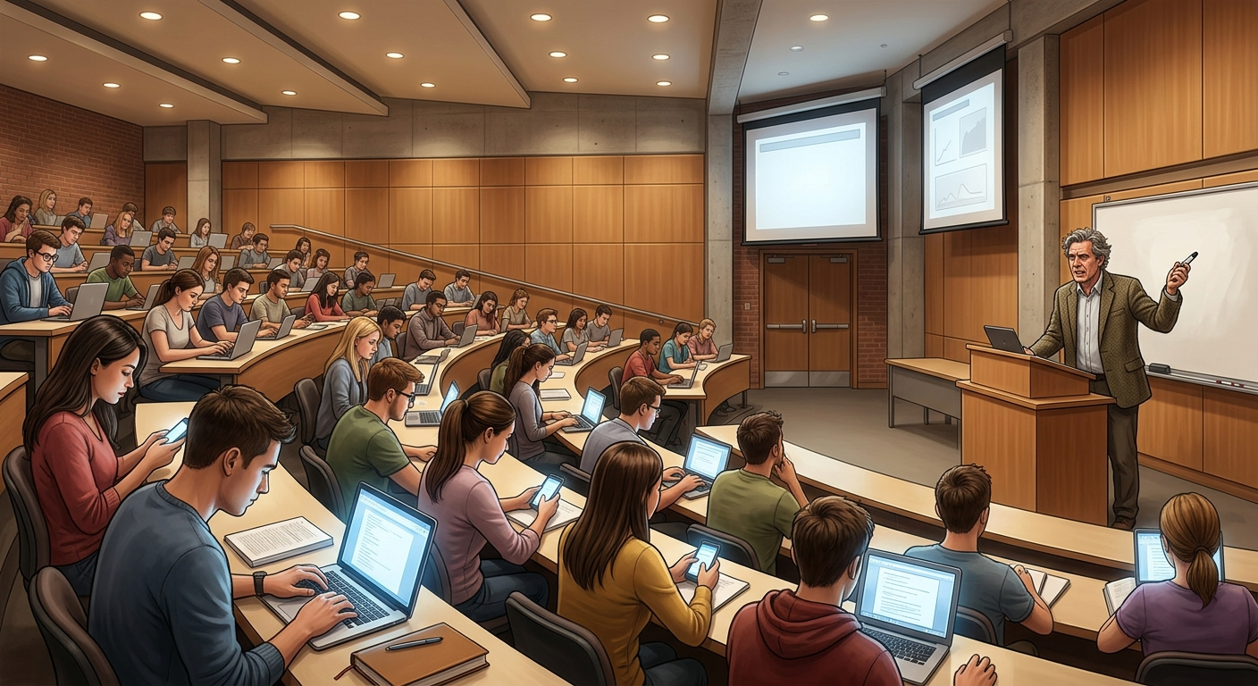 Wykładowcy widzą problem. Studenci widzą narzędzie. Kto ma rację?