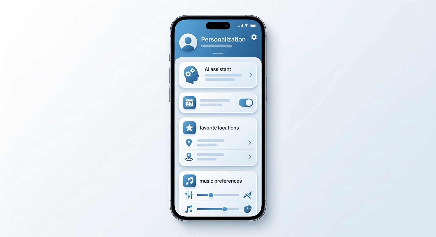 Przez aplikację mobilną możesz nauczyć asystenta swoich nawyków i preferencji