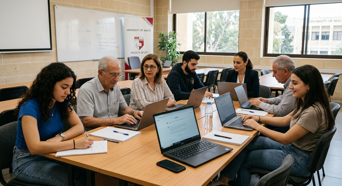 Kurs Uniwersytetu Malty uczy nie tylko technologii, ale pewności w jej używaniu
