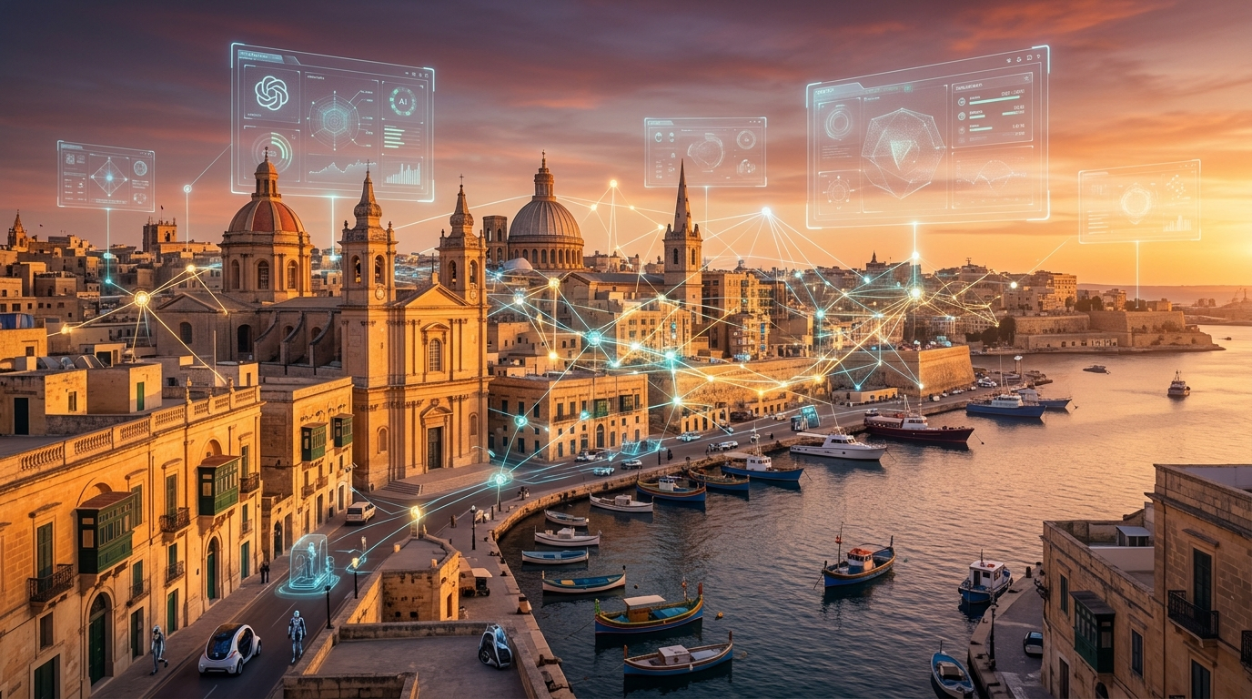 Malta łączy historię z technologią - mały kraj z dużymi ambicjami AI
