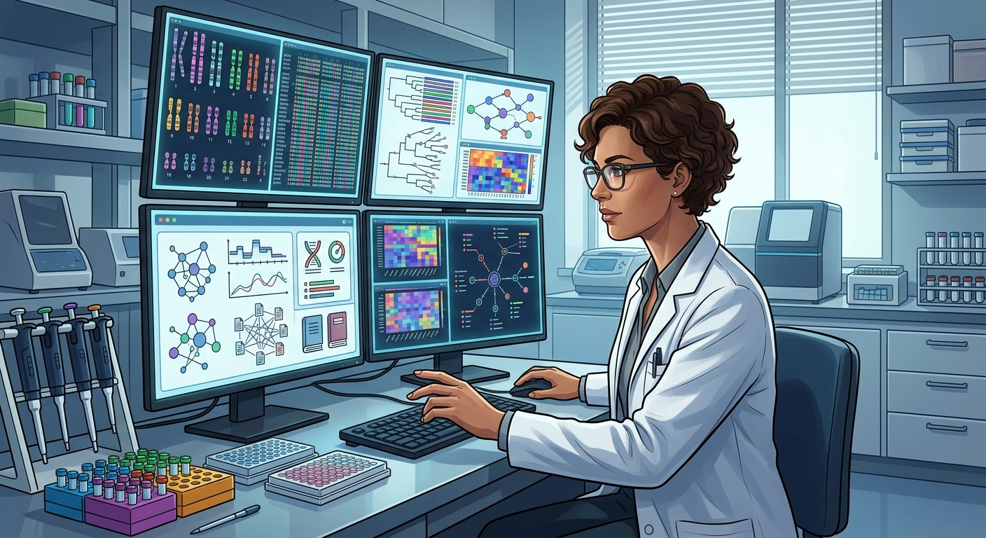 AI pomaga genetykom łączyć fragmentaryczne dane w spójne diagnozy