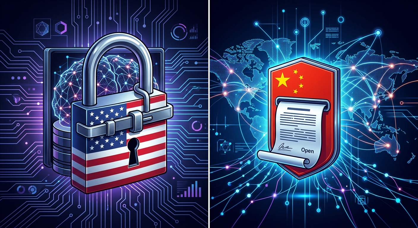 Blokada kontra otwartość - nowa strategia w wojnie AI między USA a Chinami