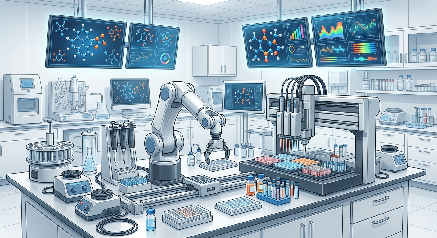 Maria Lab - zautomatyzowane laboratorium chemiczne sterowane przez AI