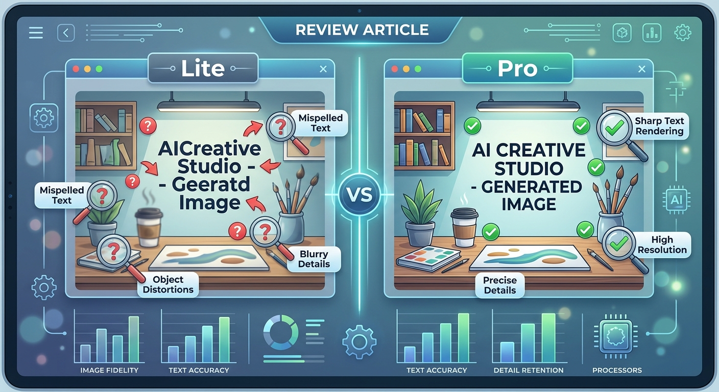 Nano Banana 2 Lite vs Pro - różnice widać w detalu, ale czy zawsze są krytyczne?