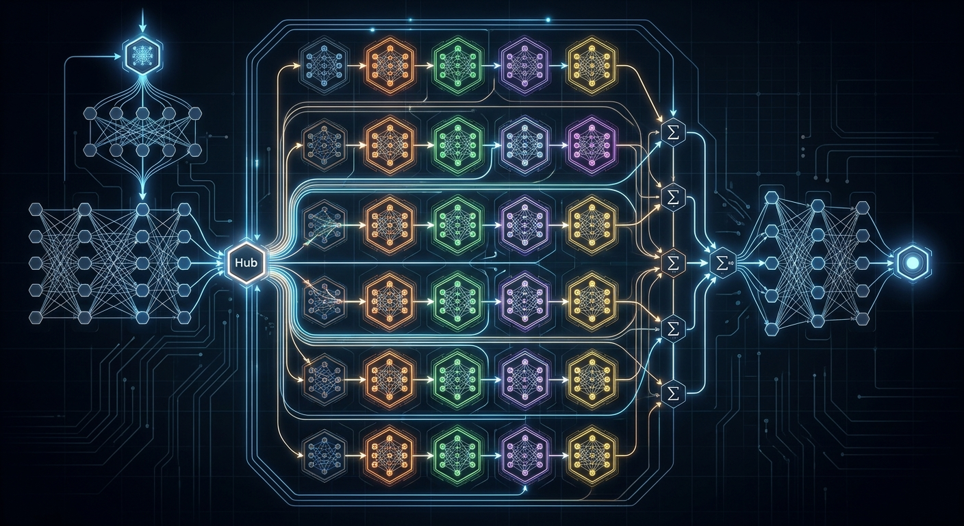 Architektura Mixture of Experts - klucz do efektywności DeepSeek-V3