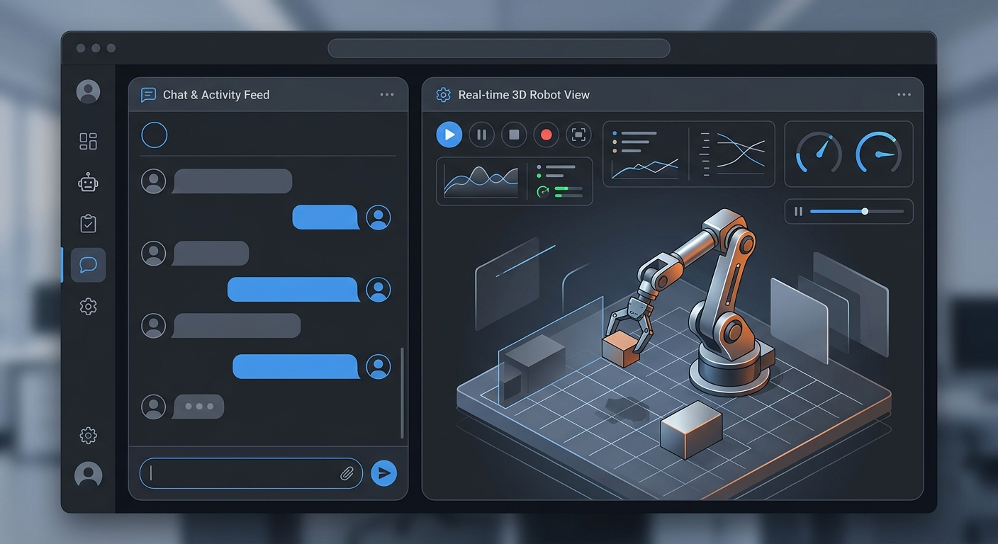 Platforma Chat2Robot pozwala testować roboty przez przeglądarkę w czasie rzeczywistym