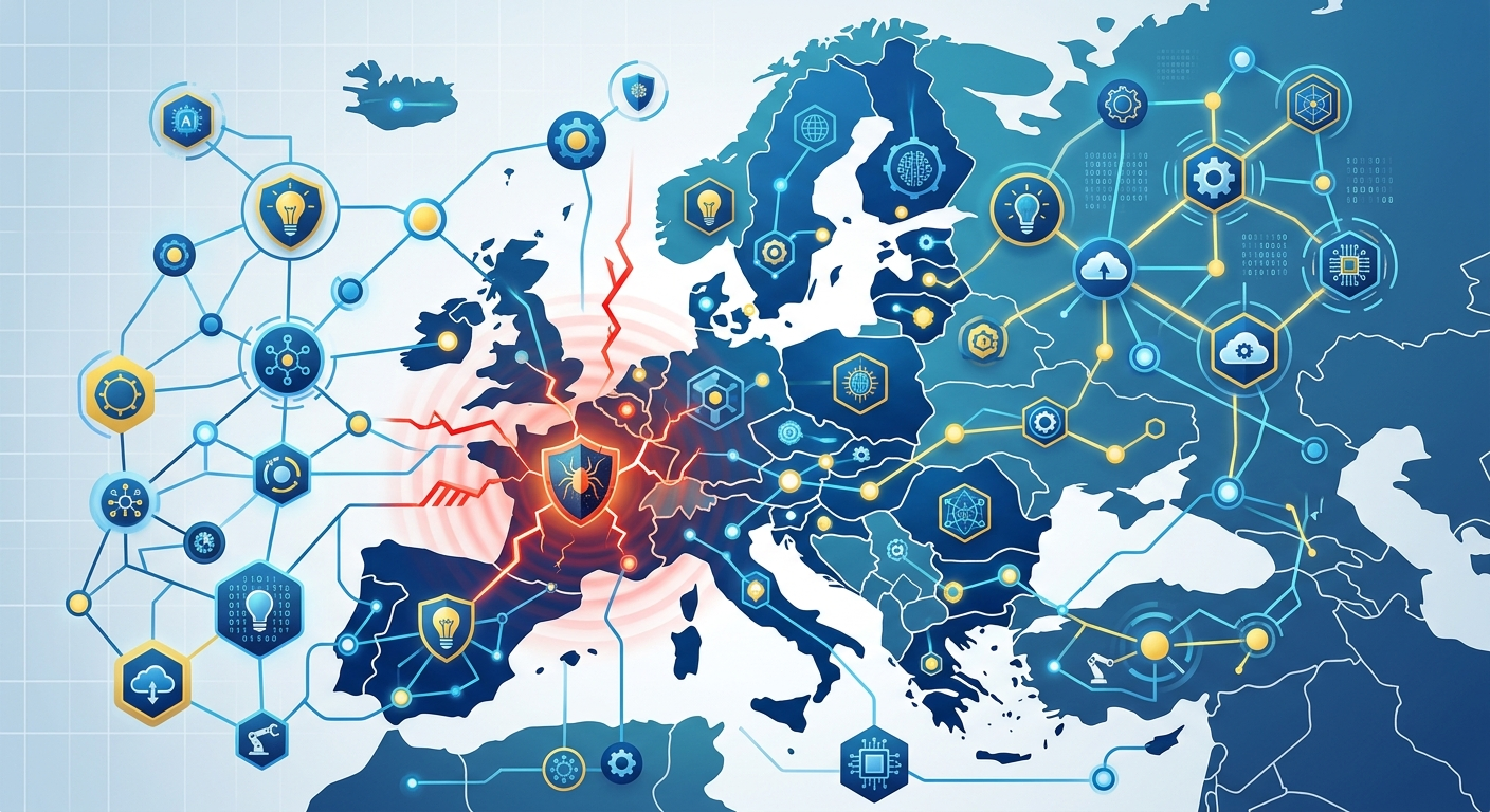 Europejski ekosystem AI - jeden słaby punkt może zagrozić całej sieci